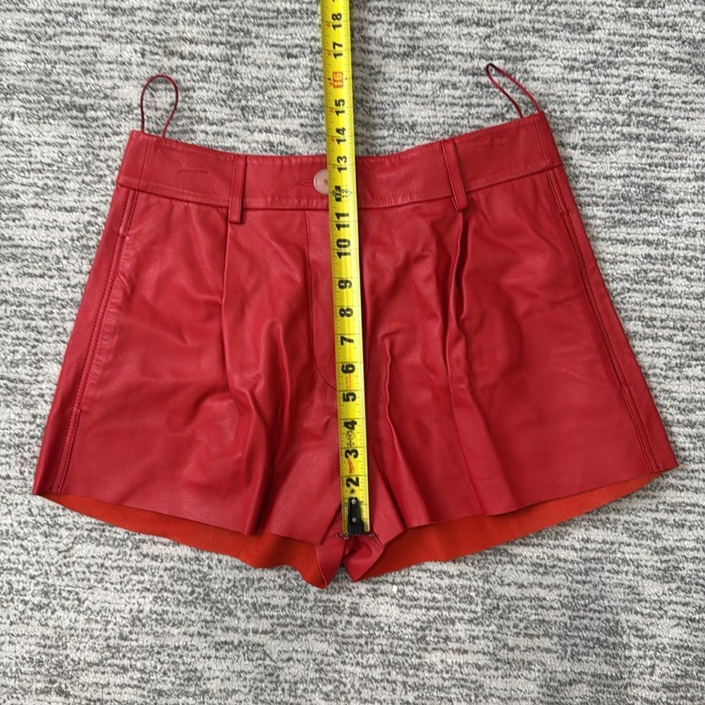 NWT Forte Forte NAPPA SHORTS - LIPS Red Large Size 3/ Large - Picture 10 of 15